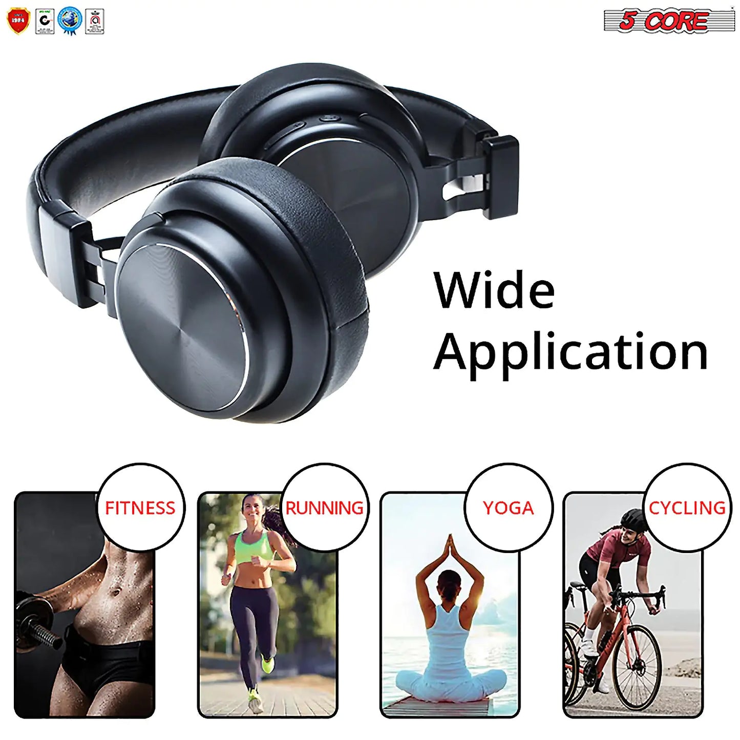 5Core Wireless Bluetooth Headphones | Noise Cancelling