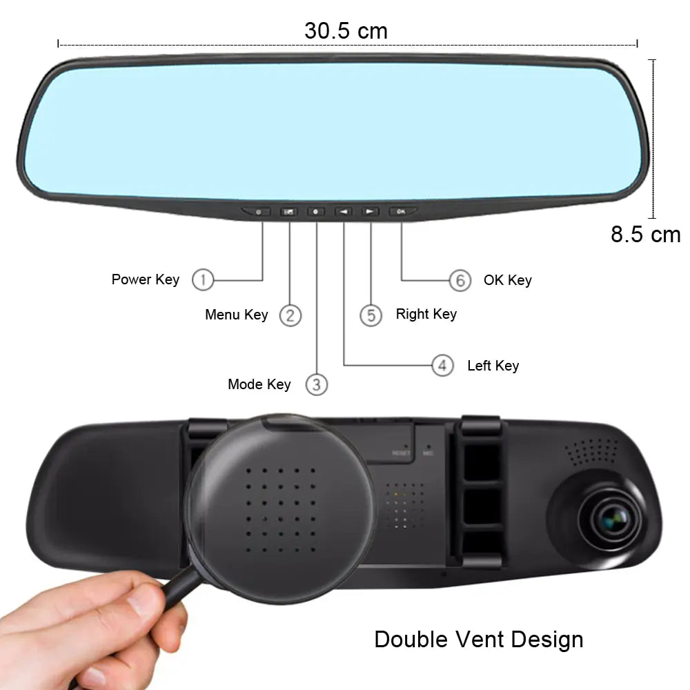 1080P Car DVR Camera | High-Resolution Recording