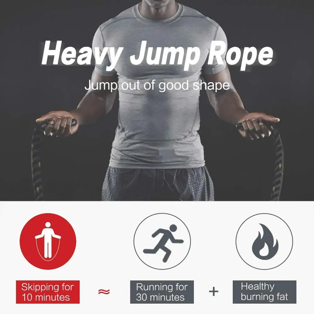 25mm Fitness Heavy Jump Rope | Build Strength & Endurance