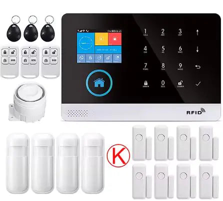 Wireless Home Security Alarm with WiFi & GSM